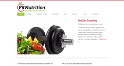 Desktop Screenshot of fitnutrition.net